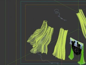 curtain - yarn 3D Model