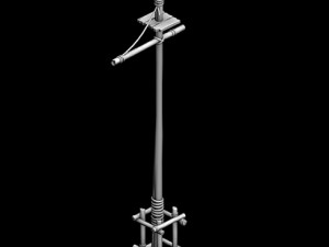 ancient buildings - shops advertising planes 3D Model