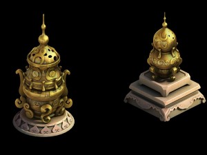 the incense burner of the observatory Modelo 3D