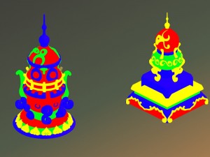 the incense burner of the observatory Modello 3D