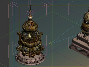 the incense burner of the observatory Modello 3D