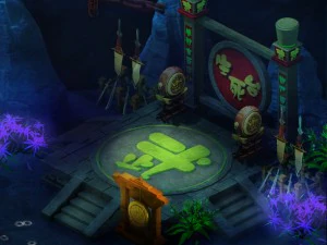 घोस्ट टाउन - प्रतियोगिता स्टेशन 3D मॉडल