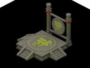 ghost town - contest station 3D Model