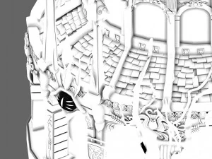 dark forest - house 02 3D Model