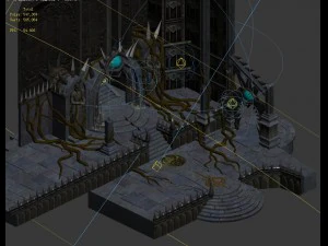 dark forest - church door 3D Model