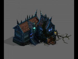 dark forest - pub Modèle 3D