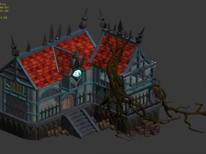 dark forest - pub Modèle 3D