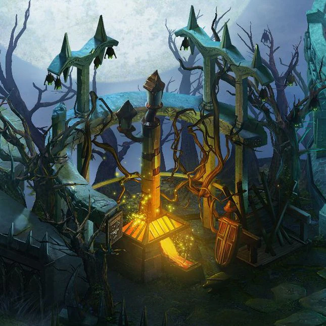 dark forest - blacksmith shop 01 3D Model .c4d .max .obj .3ds .fbx .stl .blend