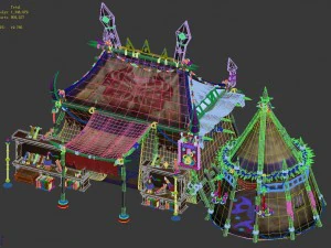 dark forest - tent 3D Model