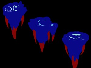 flame cave - channel terrace 3D Model