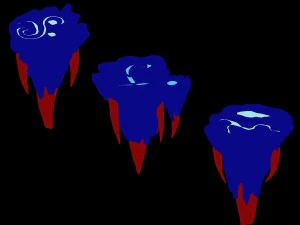 flame cave - channel terrace 3D Model