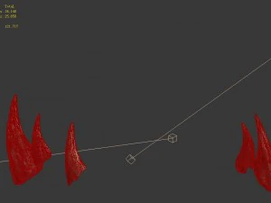 flaming cave - five teeth 3D Model