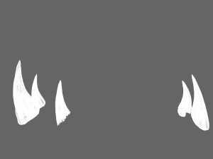 flaming cave - five teeth 3D Model