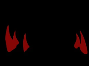 flaming cave - five teeth 3D Model