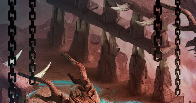 flaming cave - dental pillar Modelo 3D .c4d .max .obj .3ds .fbx .stl .blend 