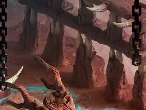 flaming cave - dental pillar 3D 模型