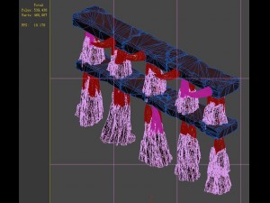 flaming cave - dental pillar Modelo 3D