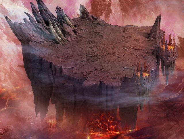 flaming cave - upper and middle mountain 3Dモデル .c4d .max .obj .3ds .fbx .stl .blend 