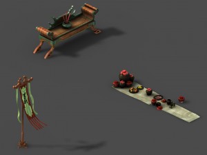 furniture - altar table 3D Model