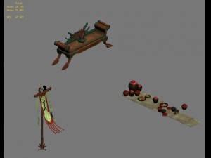 furniture - altar table Modello 3D