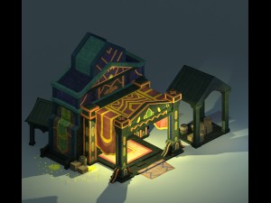 dragon lair - house 01 3D 模型