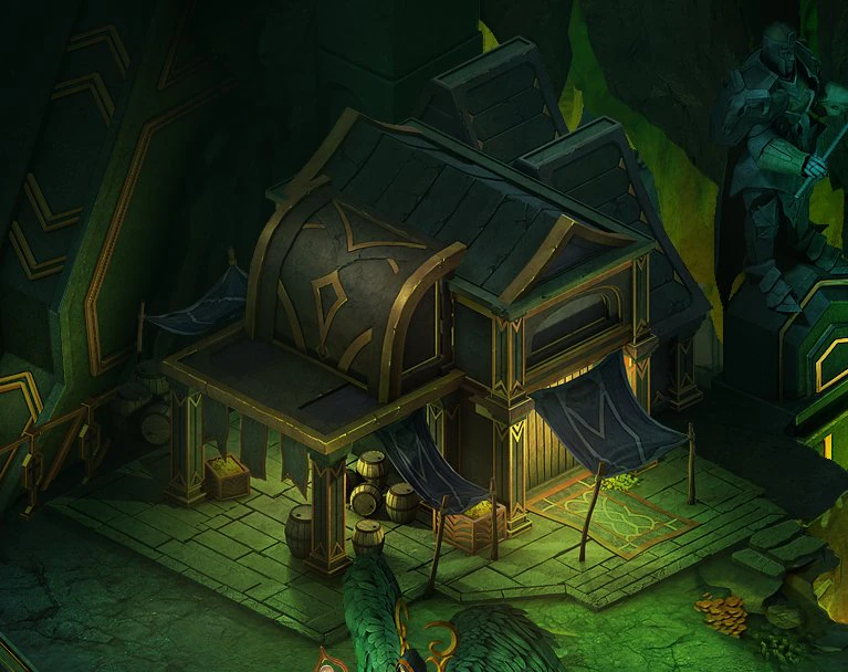 dragon lair - house 02 3D Model .c4d .max .obj .3ds .fbx .stl .blend 