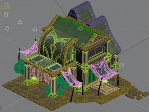 dragon lair - house 02 3D Model