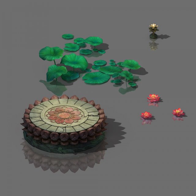 lotus - seat 3D Model .c4d .max .obj .3ds .fbx .stl .blend 
