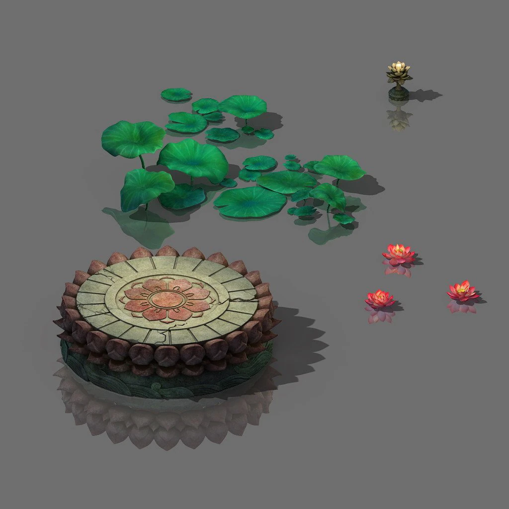 lotus - seat 3D Model .c4d .max .obj .3ds .fbx .stl .blend