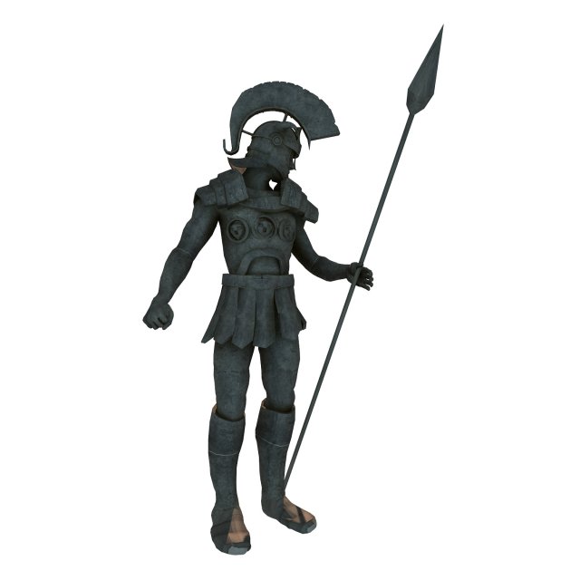 roman hero - statue of soldier 3Dモデル .c4d .max .obj .3ds .fbx .stl .blend