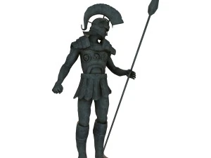 रोमन नायक - सैनिक की मूर्ति 3D मॉडल