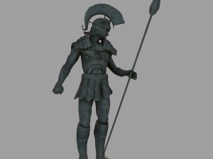 roman hero - statue of soldier 3Dモデル