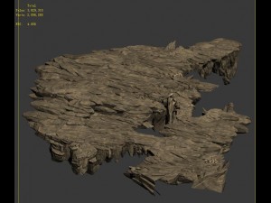 nibelungen - terrain 01 3D Modell