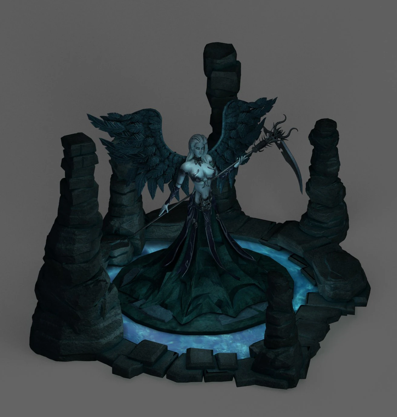 nibelungen - the nemesis curse 3D Model .c4d .max .obj .3ds .fbx .stl .blend 