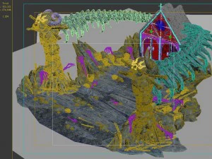 nibelungen - skeleton of the spine 3D Model