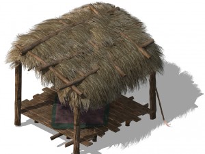 rural buildings - small cottage 03 3D मॉडल
