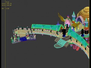 god of the country - vip club 3D Model
