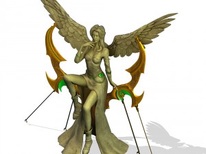 god of the kingdom - the angel stone 3D Model