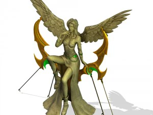 god of the kingdom - the angel stone 3D Model