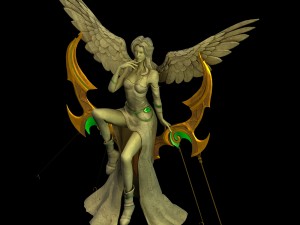 god of the kingdom - the angel stone 3D Model