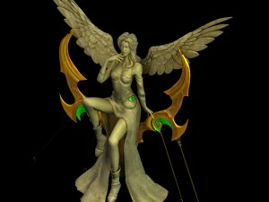 god of the kingdom - the angel stone 3D Model