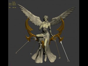god of the kingdom - the angel stone 3D Model