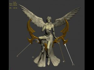 god of the kingdom - the angel stone 3D Model