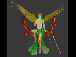god of the kingdom - the angel stone 3D Model