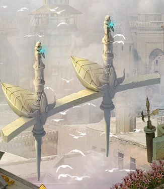 god of the country - floating platform 3D Model .c4d .max .obj .3ds .fbx .stl .blend