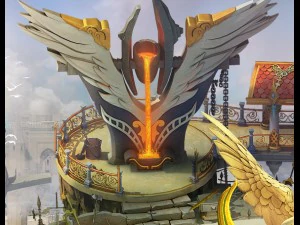 the kingdom of god - iron wings 3D Model