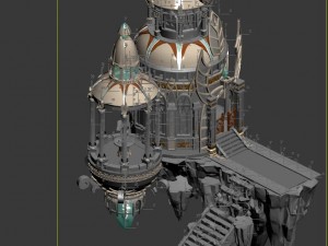 god of the country - pub 2 Modello 3D