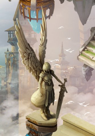 the kingdom of god - statue of little girl 3Dモデル .c4d .max .obj .3ds .fbx .stl .blend 