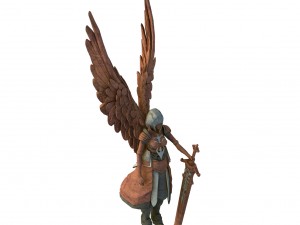 the kingdom of god - statue of little girl 3Dモデル