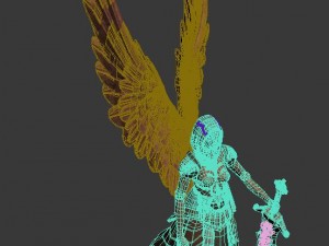the kingdom of god - statue of little girl 3Dモデル
